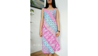 women fashion clothes dress long wide rayon stamp handmade